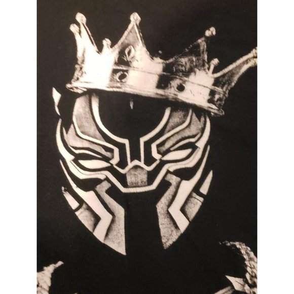 Black Panther King T'Challa of Wakanda Marvel T-shirt Men's XL - Picture 3 of 3